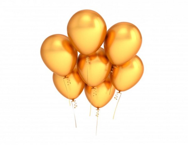 Gold Balloons