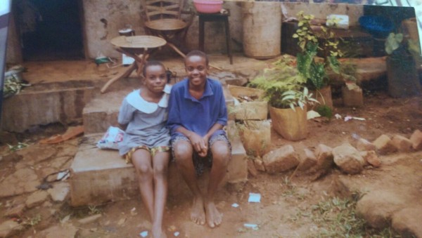 Dr. Nakalembe and her little sister Norah