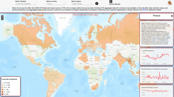 UMD Global CTIS Map