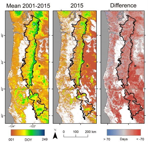 Snowmelt timing